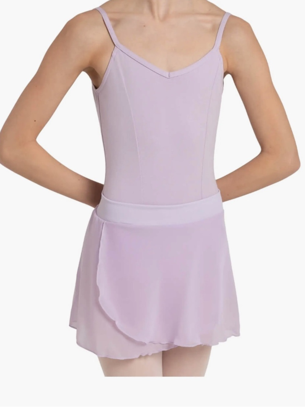 Capezio Lavender Dance pull on skirt, sz intermediate